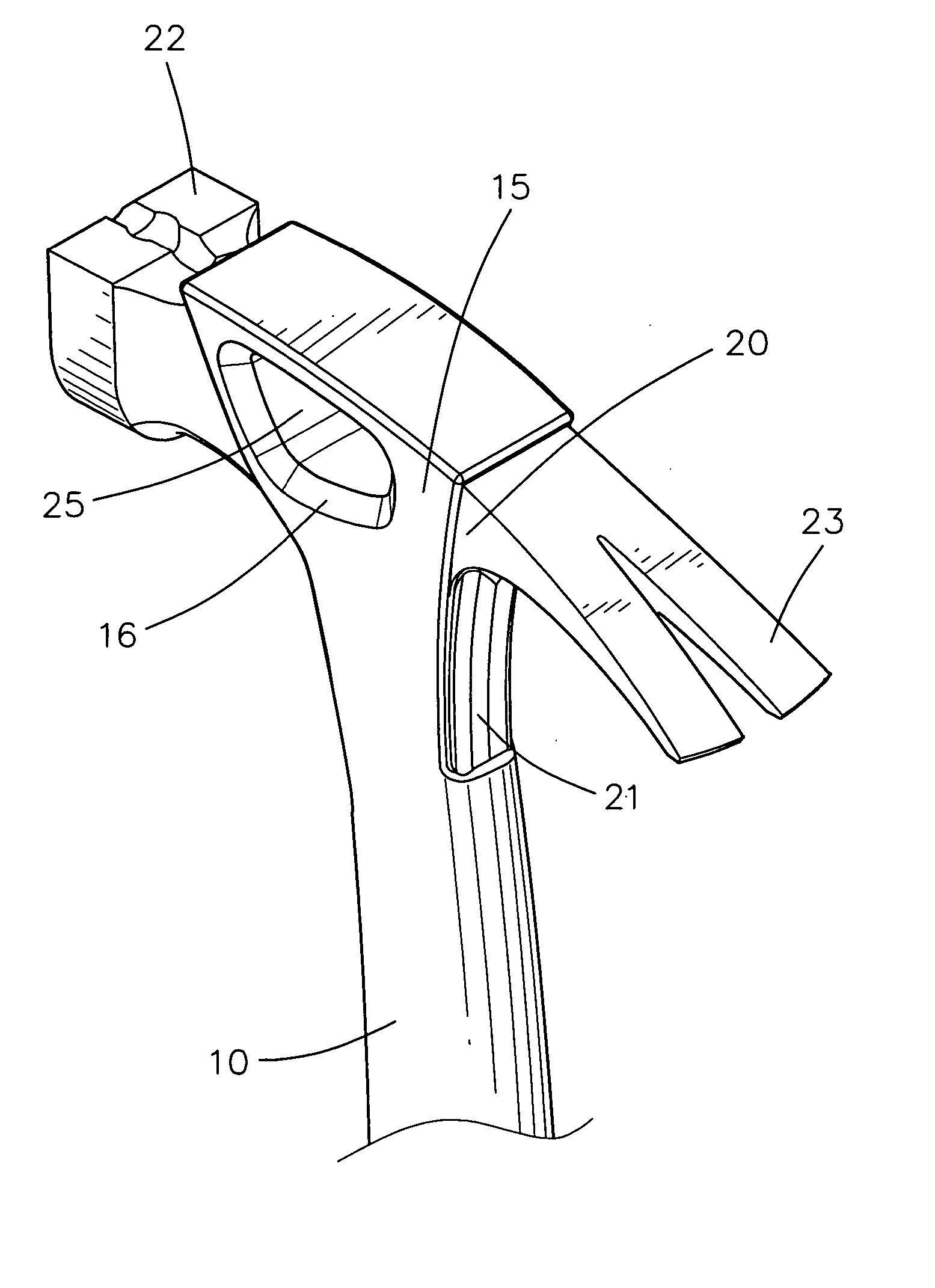 Hammer having enhanced strength