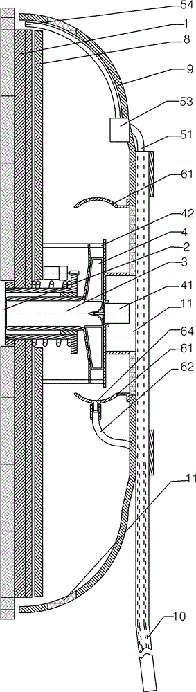 Wall cleaning device