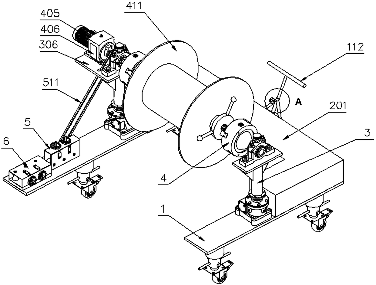 Cable laying assisting device