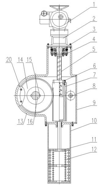 Quick switching device for valve