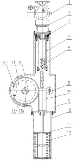 Quick switching device for valve