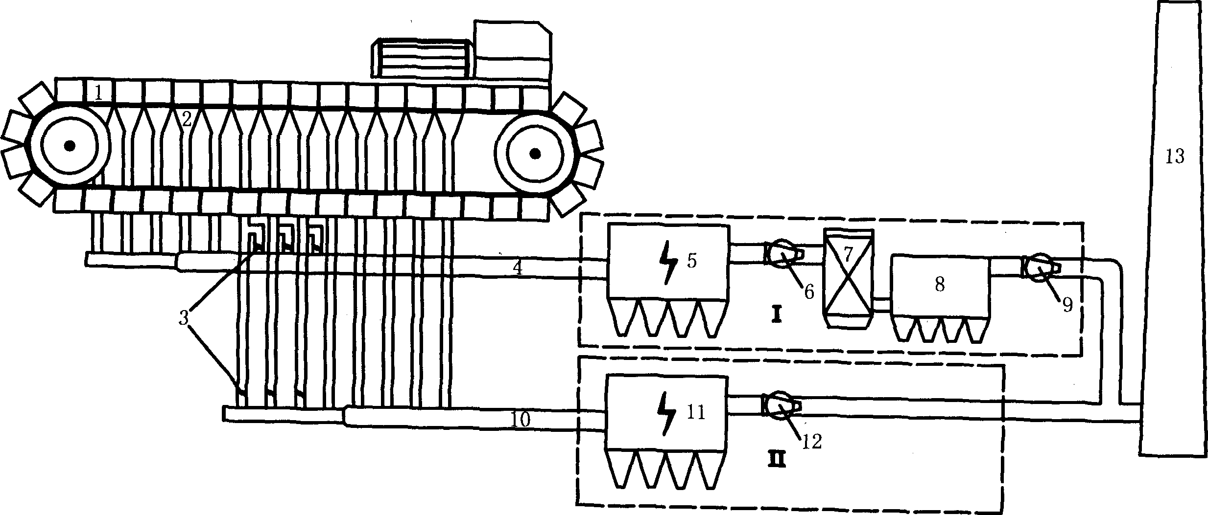 Selectivelly-desulfurized dense-phase tower drier