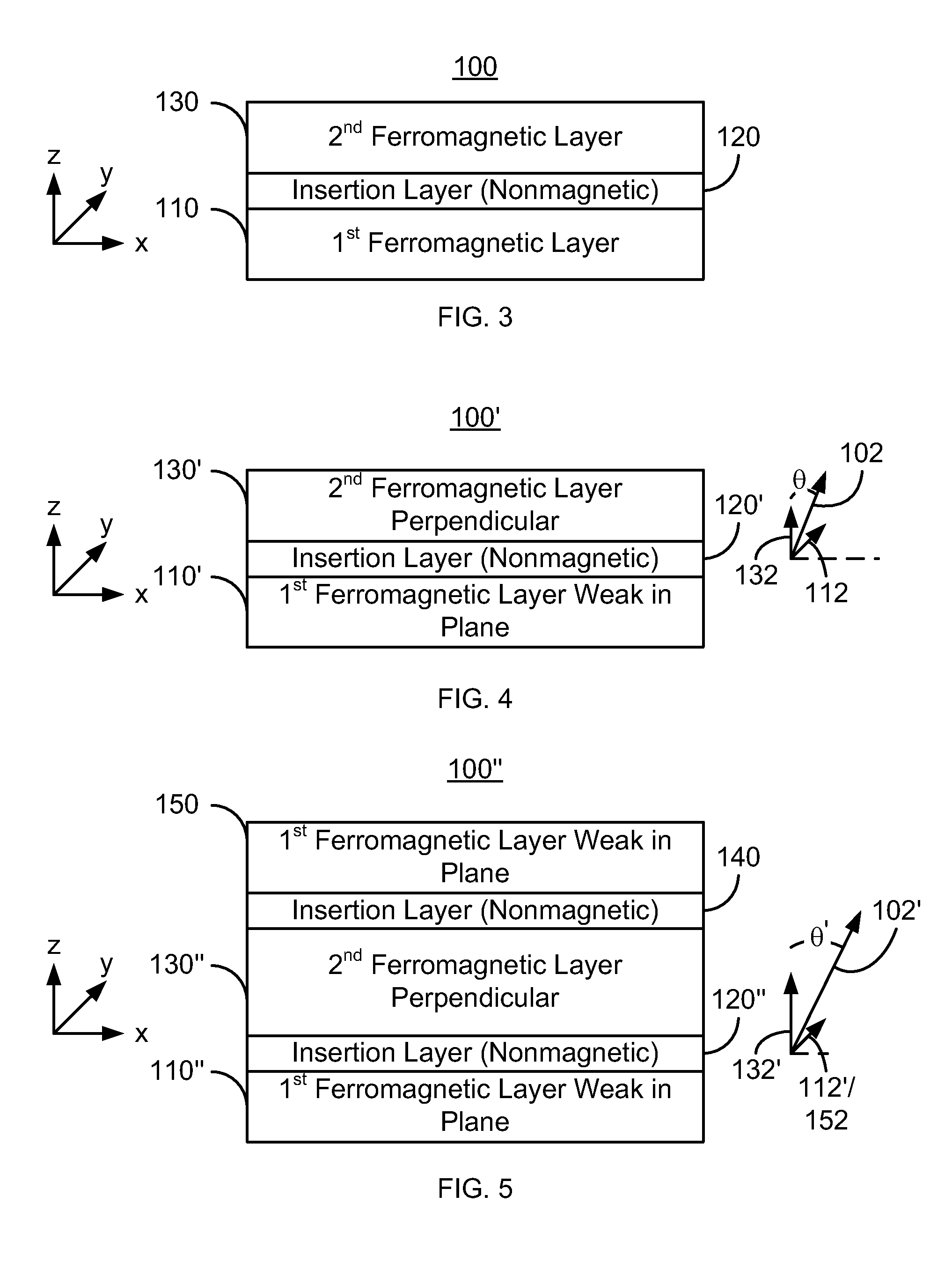 Method and system for providing magnetic layers having insertion layers for use in spin transfer torque memories