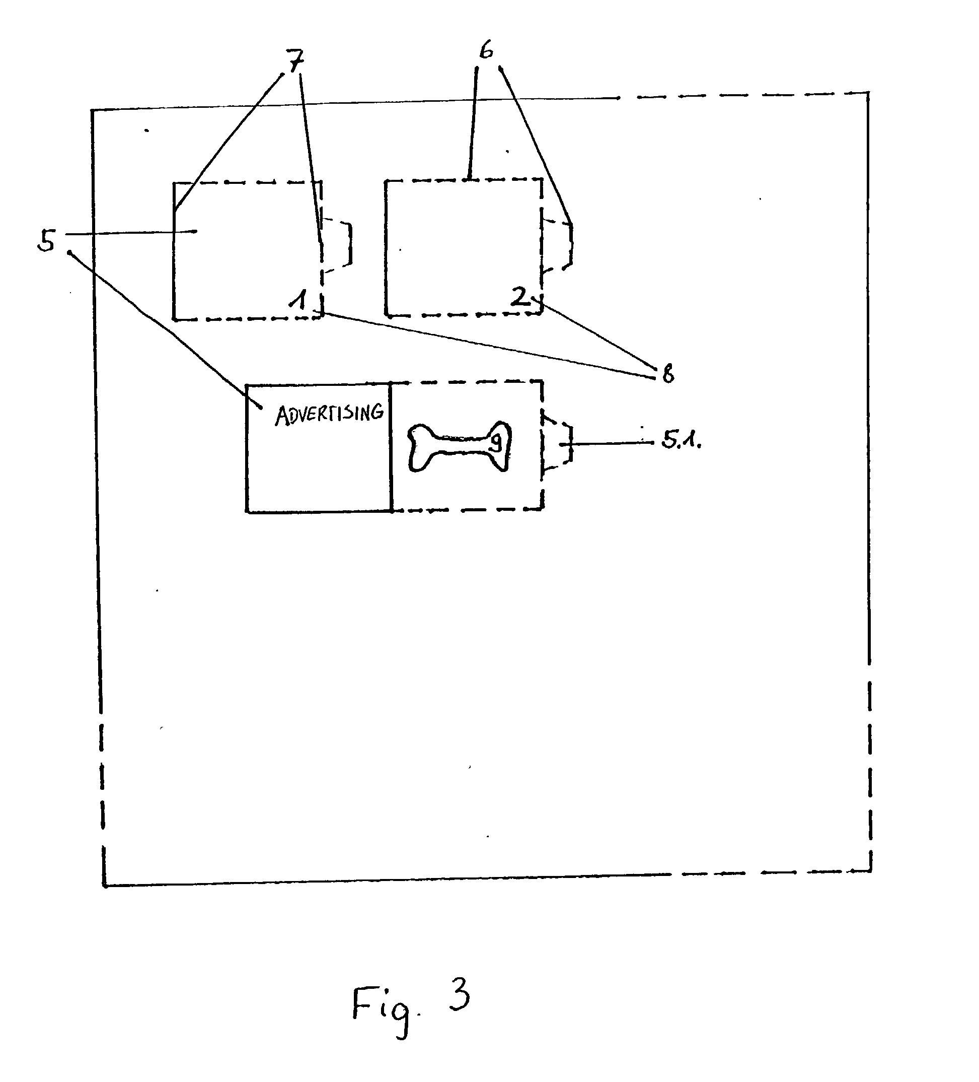 Calendar with a plurality of receiving chambers