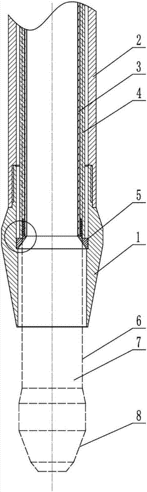 Device for directly propelling soil sampling and sampling method of device