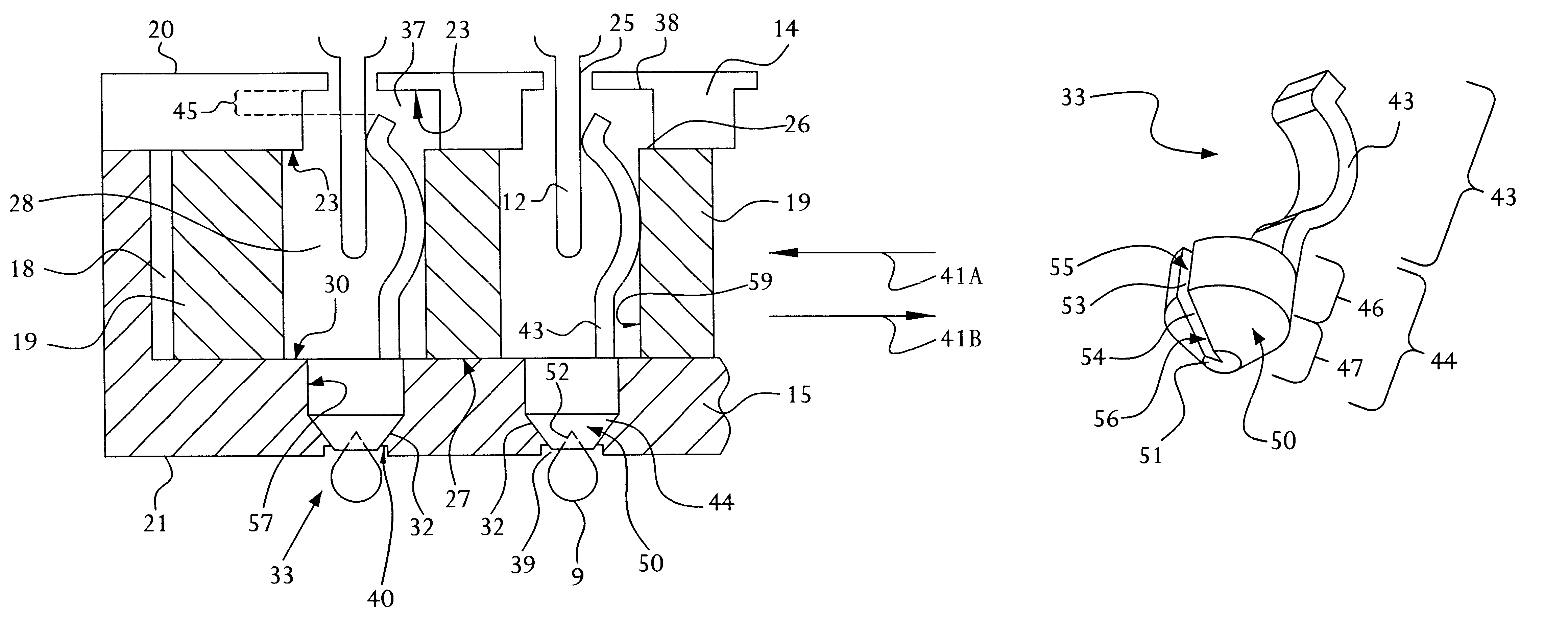 Ball attached zero insertion force socket