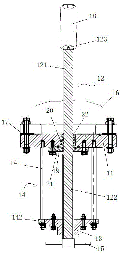 Insulator driving apparatus for high-voltage DC support insulator test apparatus