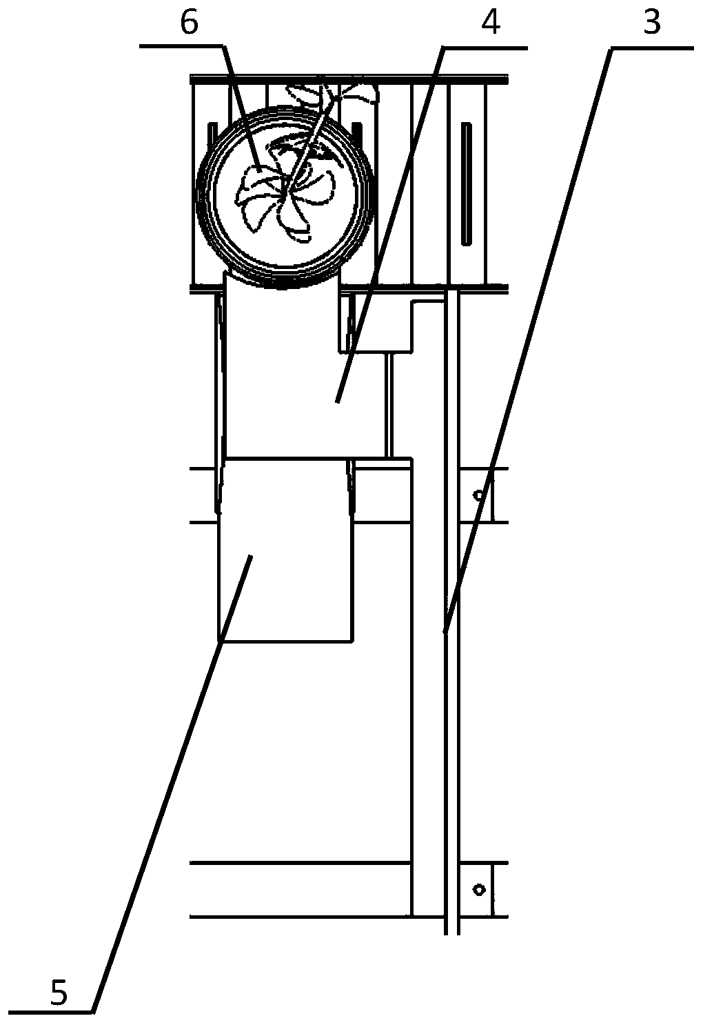 A device for separating flower pots and flower substrates