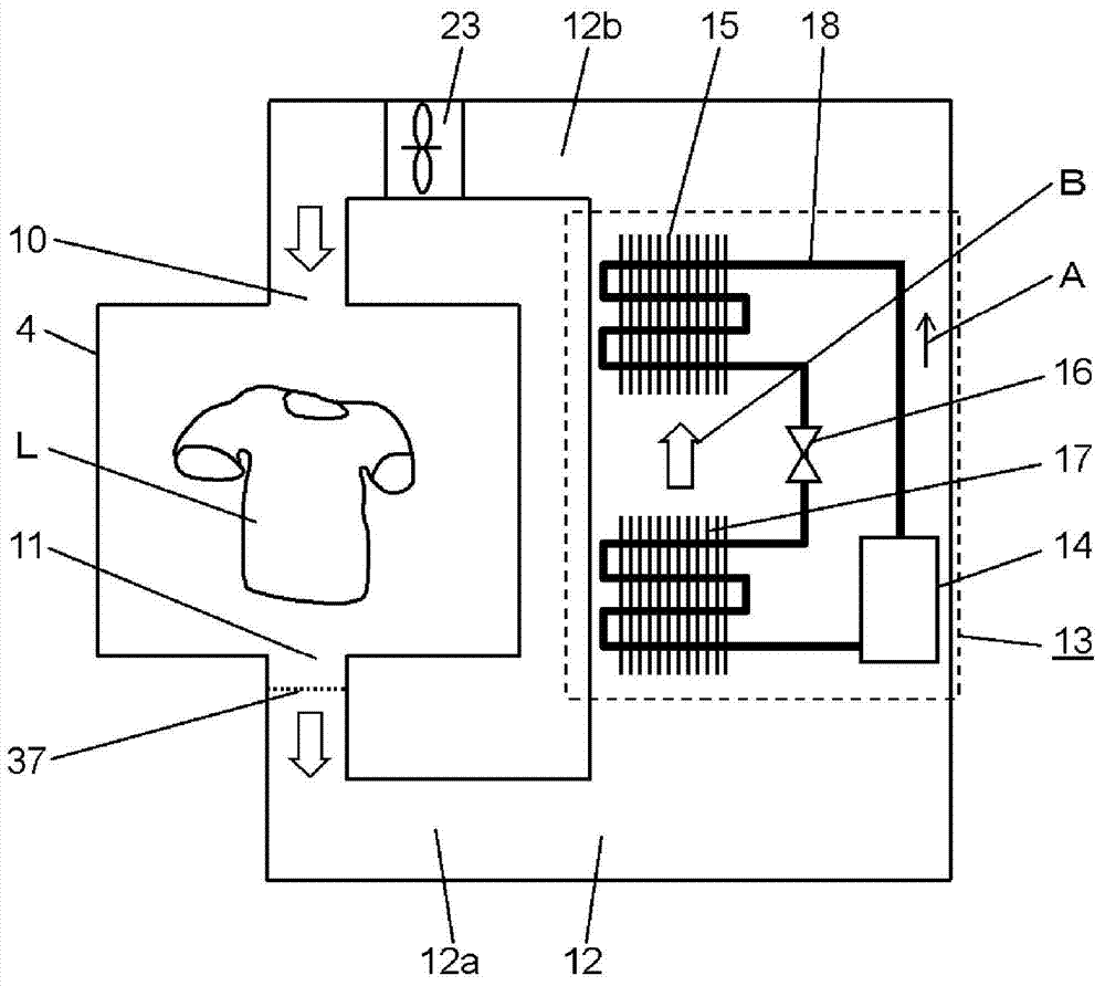 Clothes drying machine, and washing and drying machine