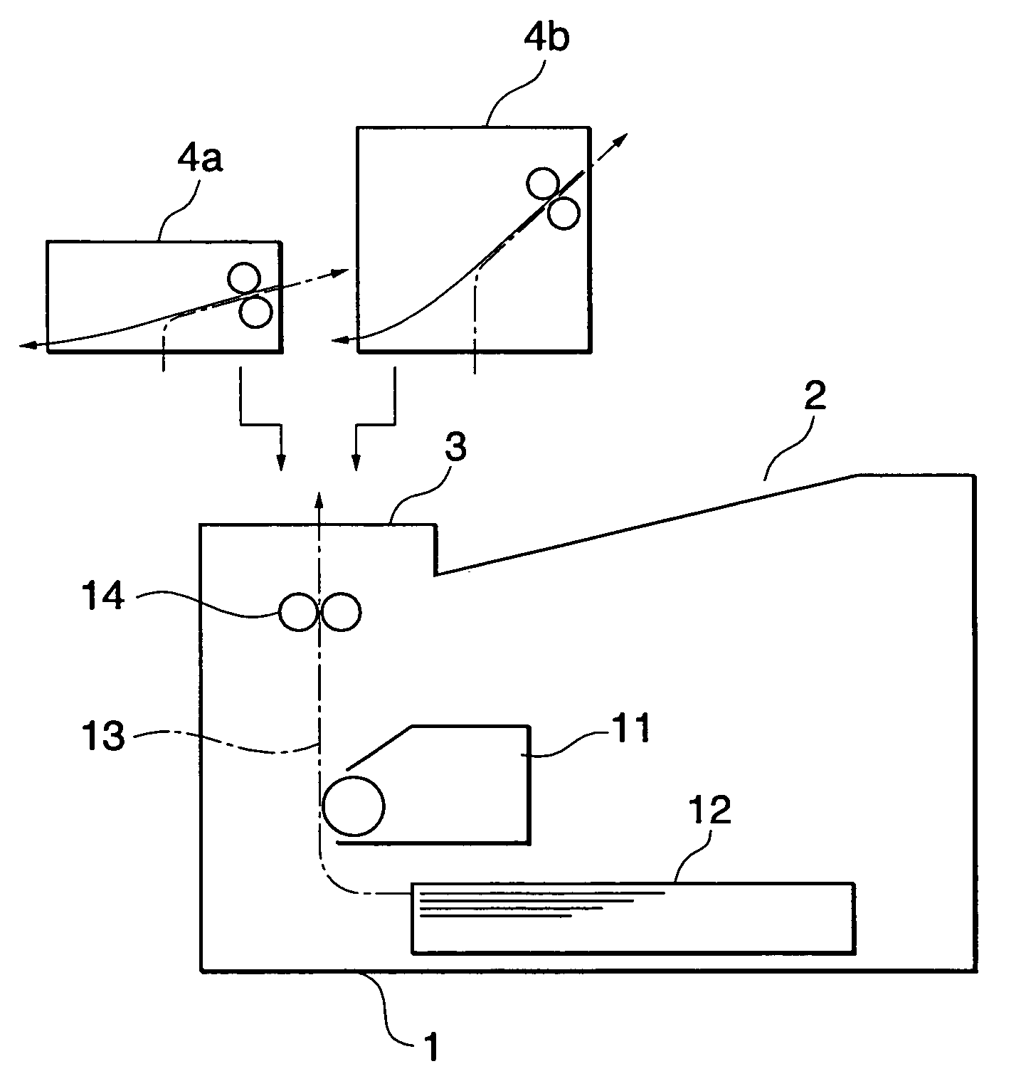 Sheet discharge device and sheet processing device using the same