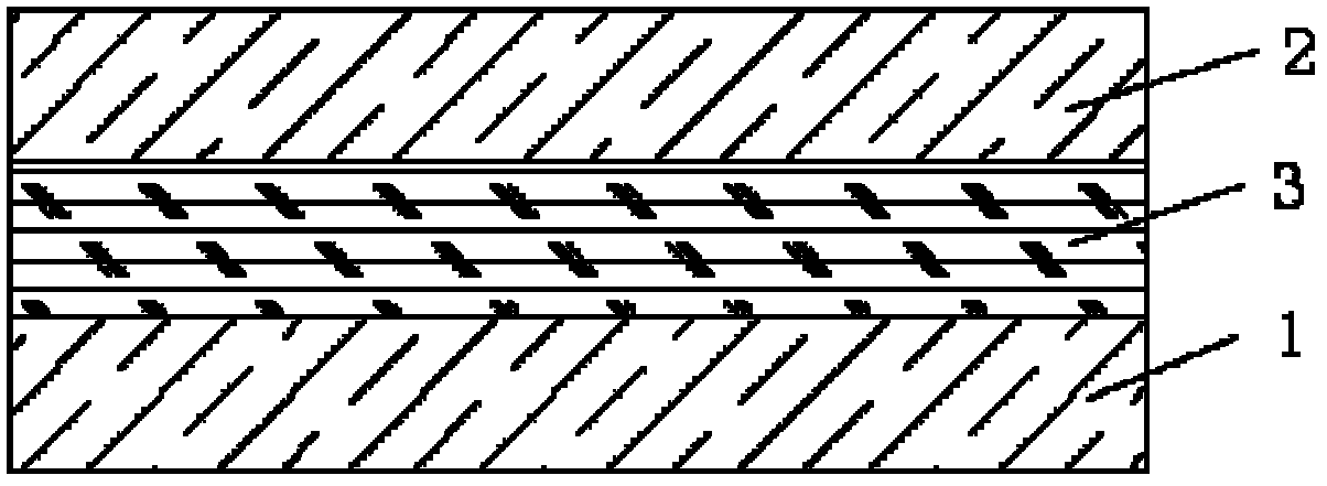 Self-limiting temperature electrothermal membrane of PTC high-molecular conductive fiber and preparation method thereof