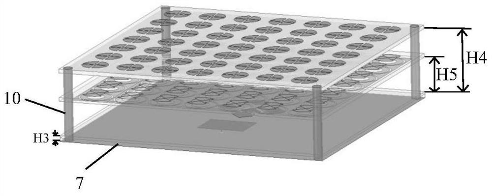 Dual-frequency dual-polarization Fabry-Perot resonant cavity antenna