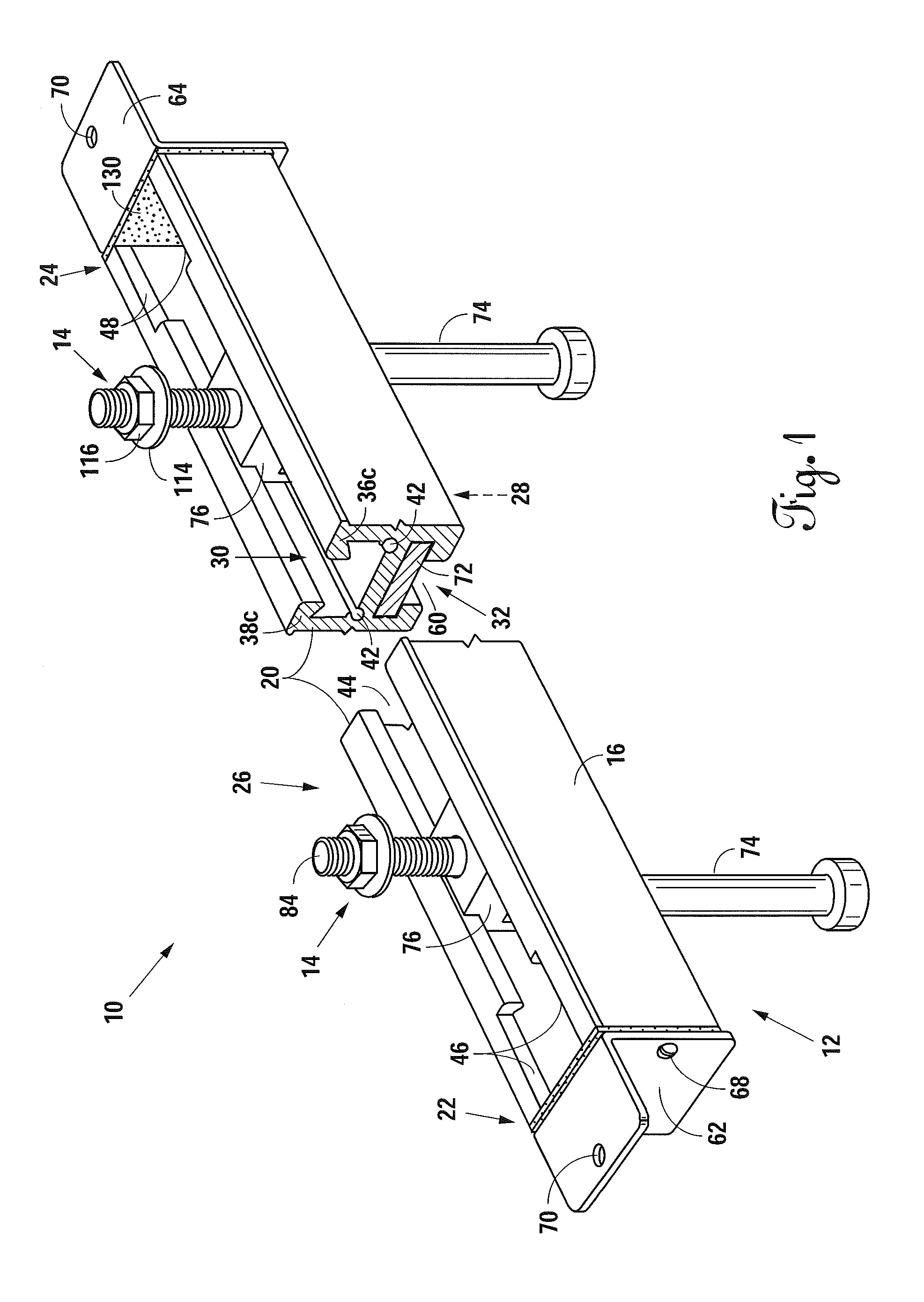 Cast-in anchor system