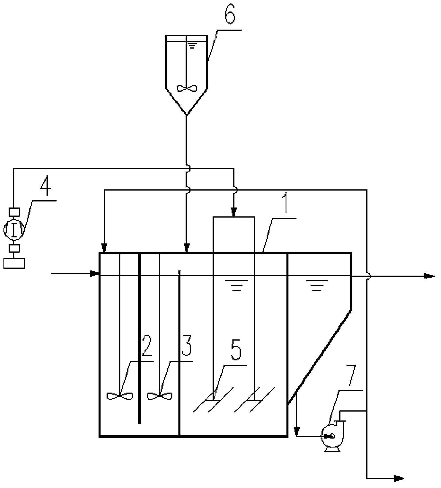 Sewage treatment system with composite biological diatomite filter basin and rural sewage treatment method adopting system