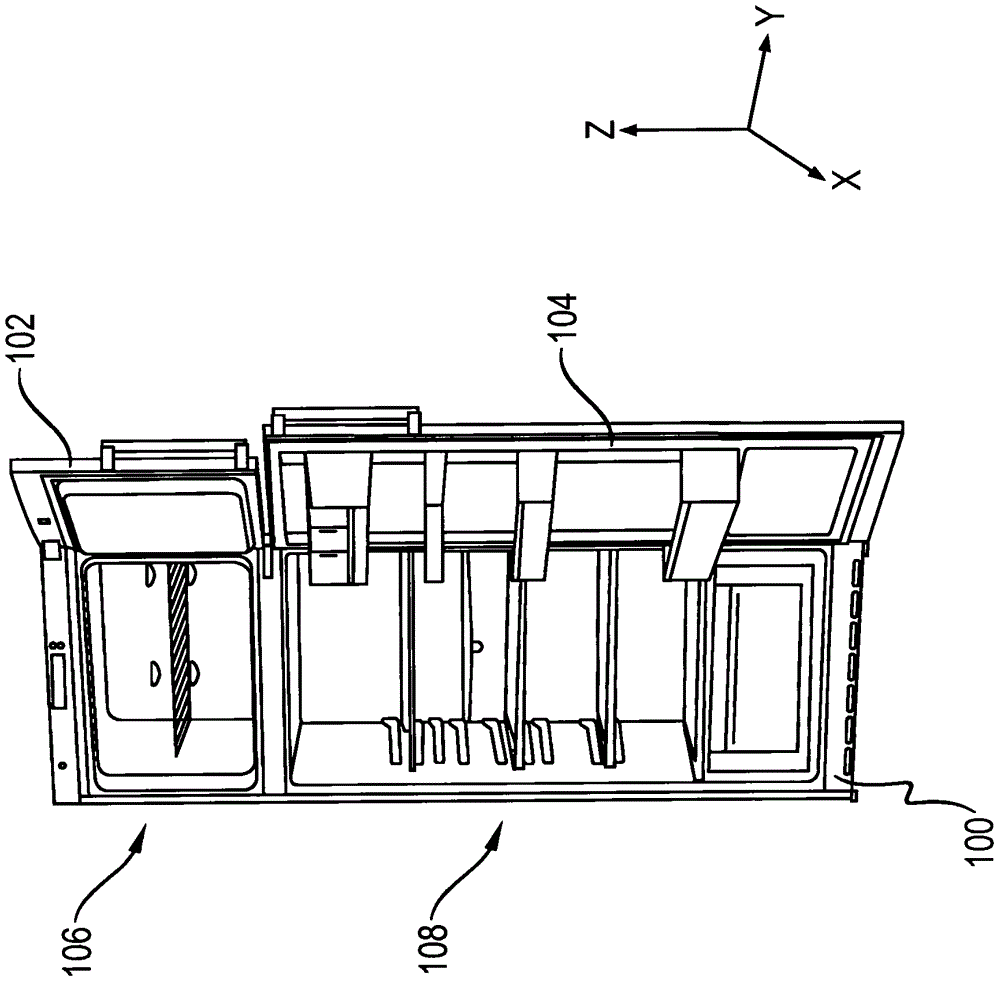 Refrigerating device with an evaporator