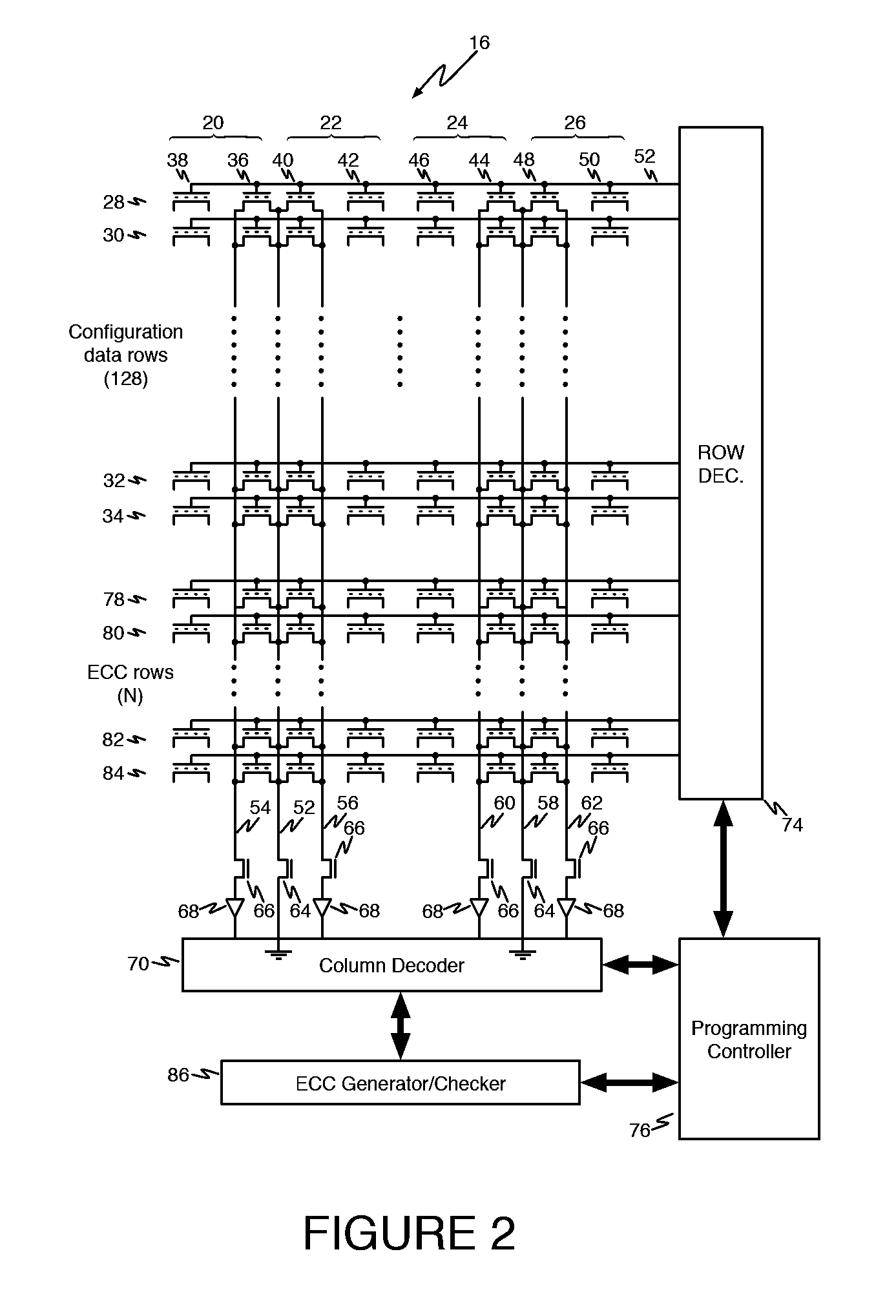 Error-detecting and correcting FPGA architecture