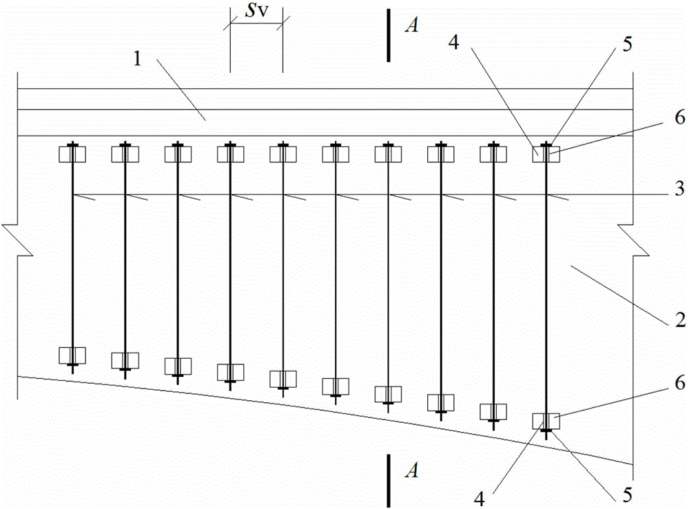 Reinforcement structure for inclined cracks in main girder web plate of box girder bridge and construction method thereof