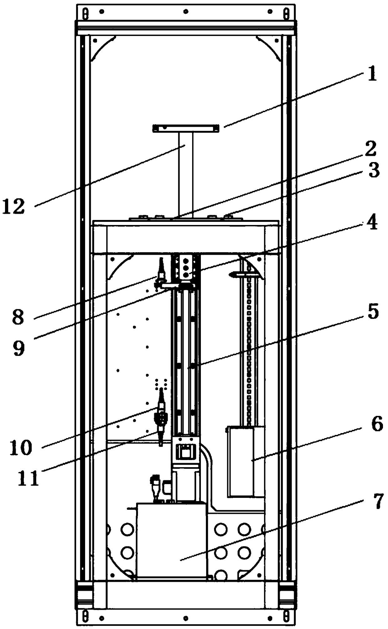 Device and method for detecting position state of wafer in chip box based on PLC control