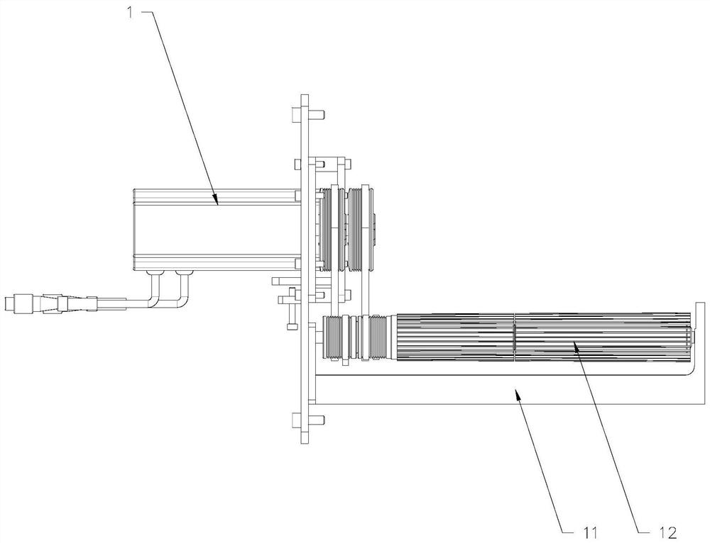 Modular bagged product arranging and conveying device