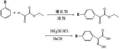 Method for synthesizing novel industrial copper extracting agent