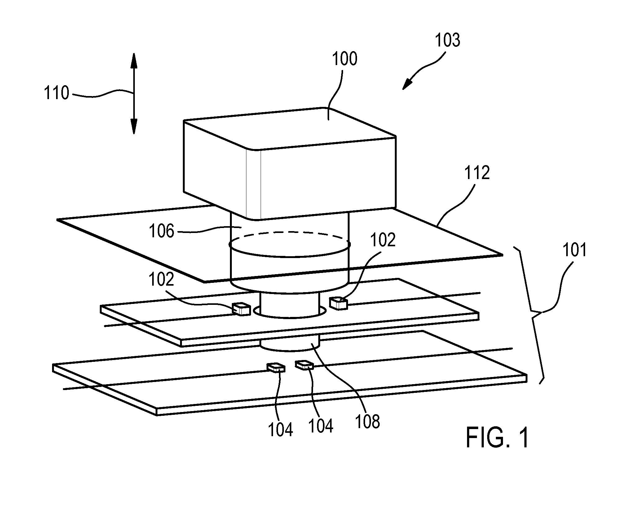 Keypad for the entry of authentication data