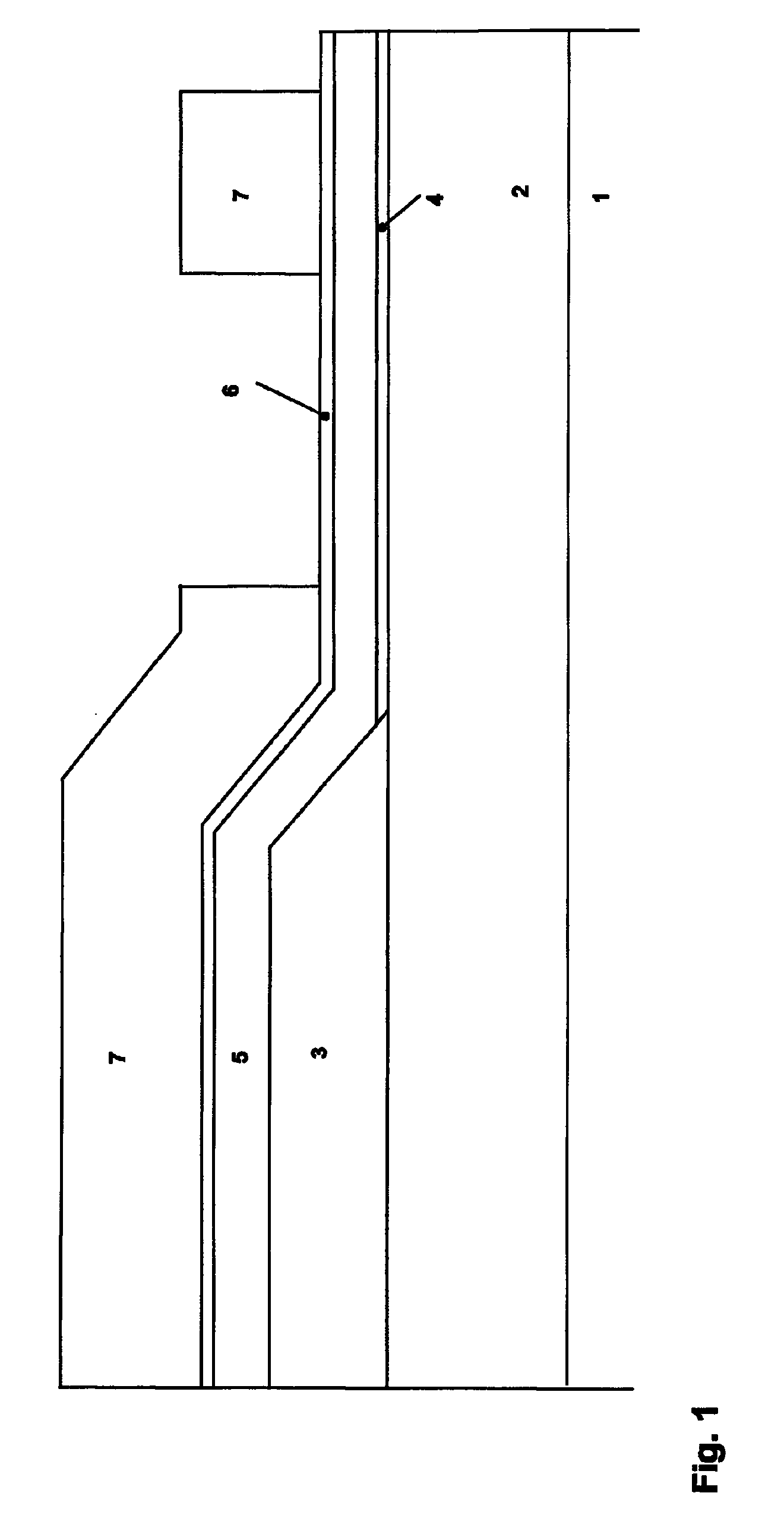 Production of VDMOS-transistors having optimized gate contact