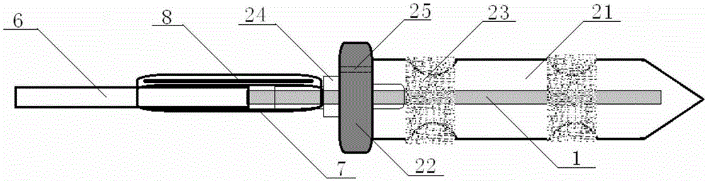 Optical fiber probe for salinity measurement and measuring device using the same