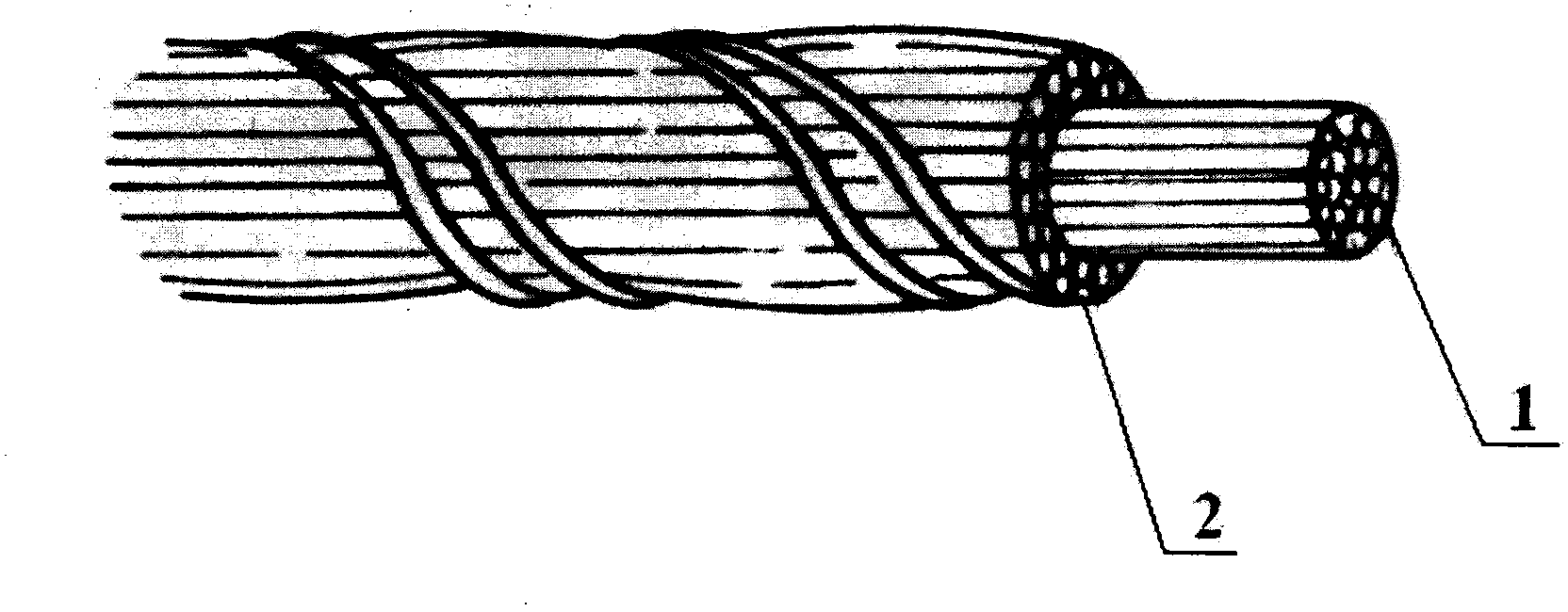 Elastic core-spun yarn and application thereof