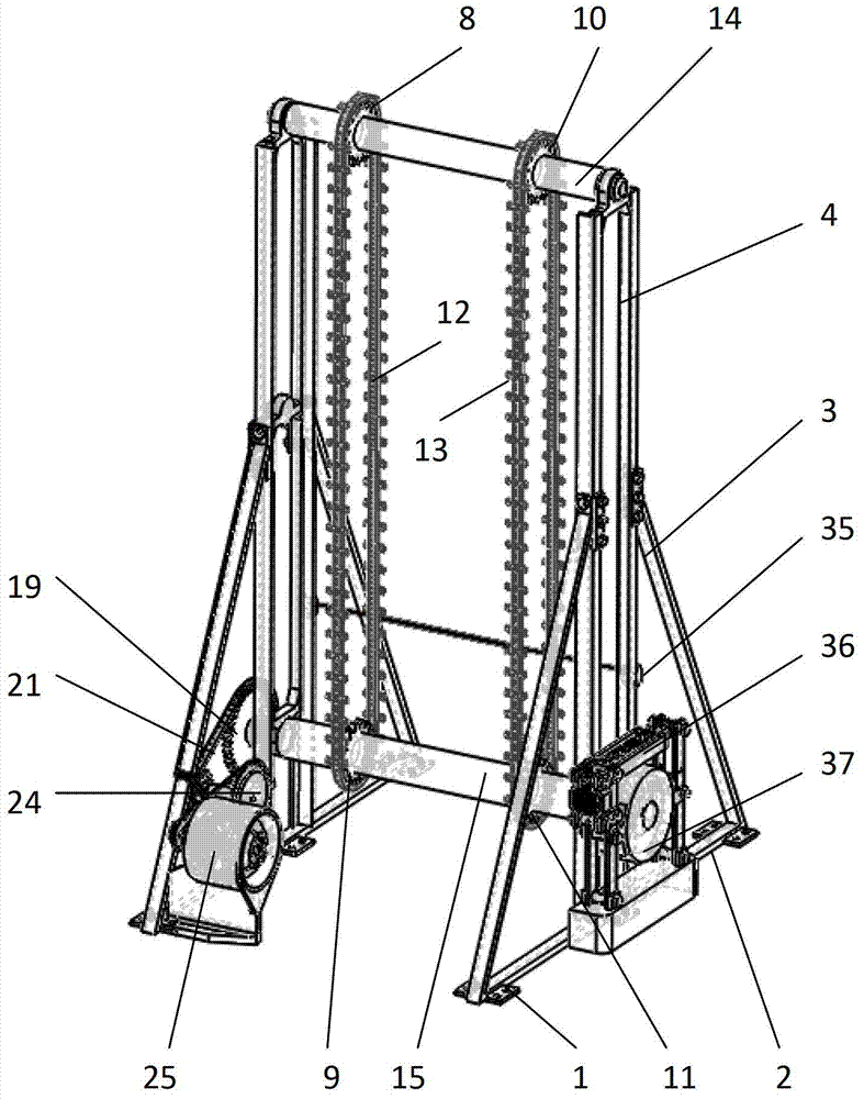 Weight-adaptive self-propelled rock climbing device