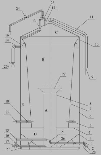 A composite ozone air flotation integrated device