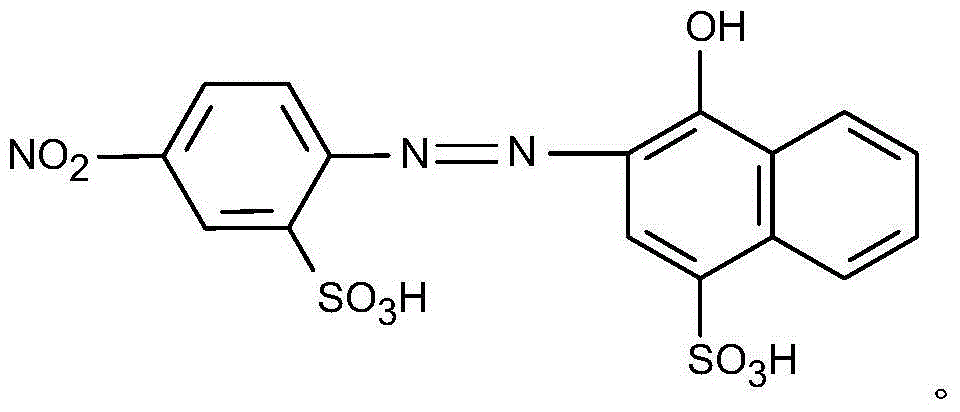 Novel environment-friendly acid blue-light red dye applied to furs and synthesis method of dye