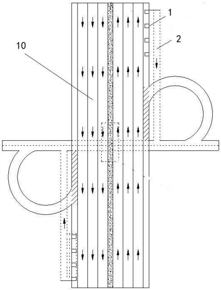 Guiding type station crossing prevention intersection for highway, control method and storage medium