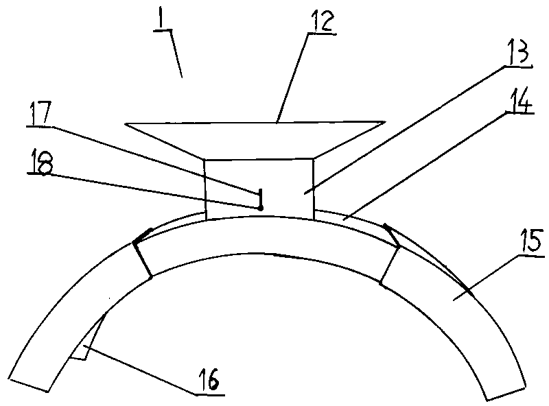 Fast packaging and pouring device for concrete pipelines and construction method of fast packaging and pouring device for concrete pipelines