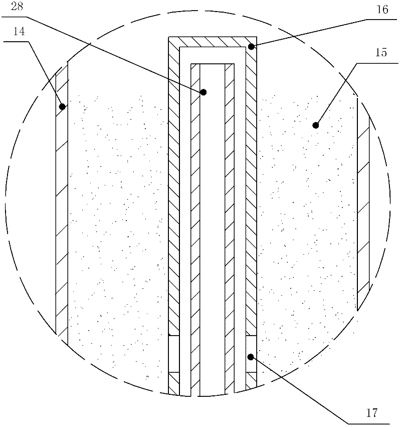 Powder feeding and mixing device for preparing magnetic grinding material through atomization and rapid solidification and powder feeding and mixing method