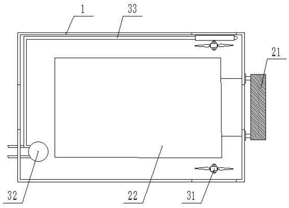 Online variable-frequency annealing device for rigid fireproof cable