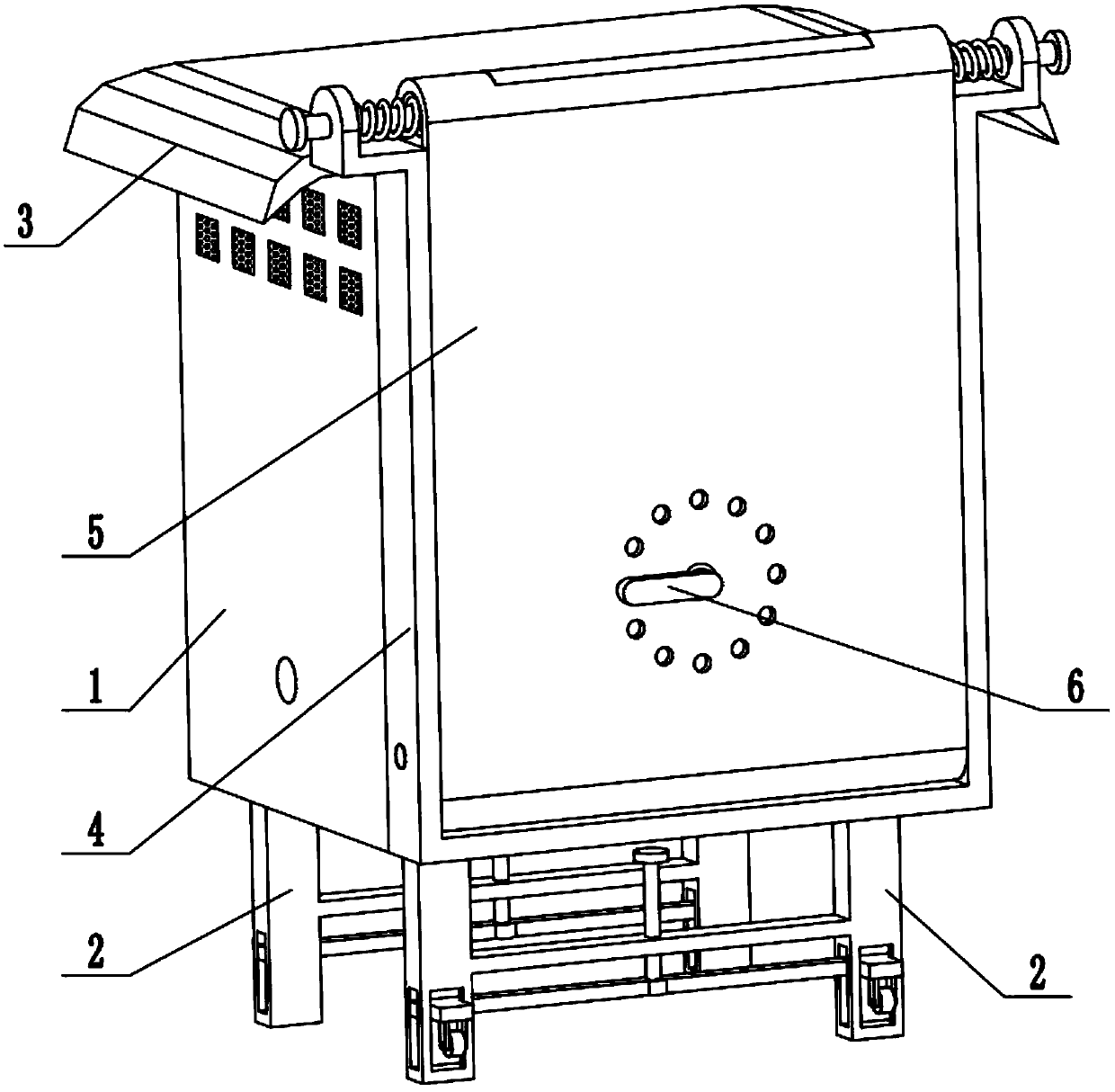 Power distribution box suitable for intelligent power grid