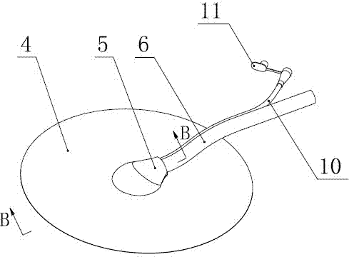 Double-hole type sucker negative pressure drainage device