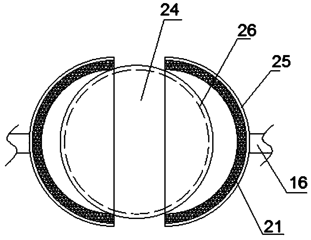 Fracture seepage experimental instrument for coal mine