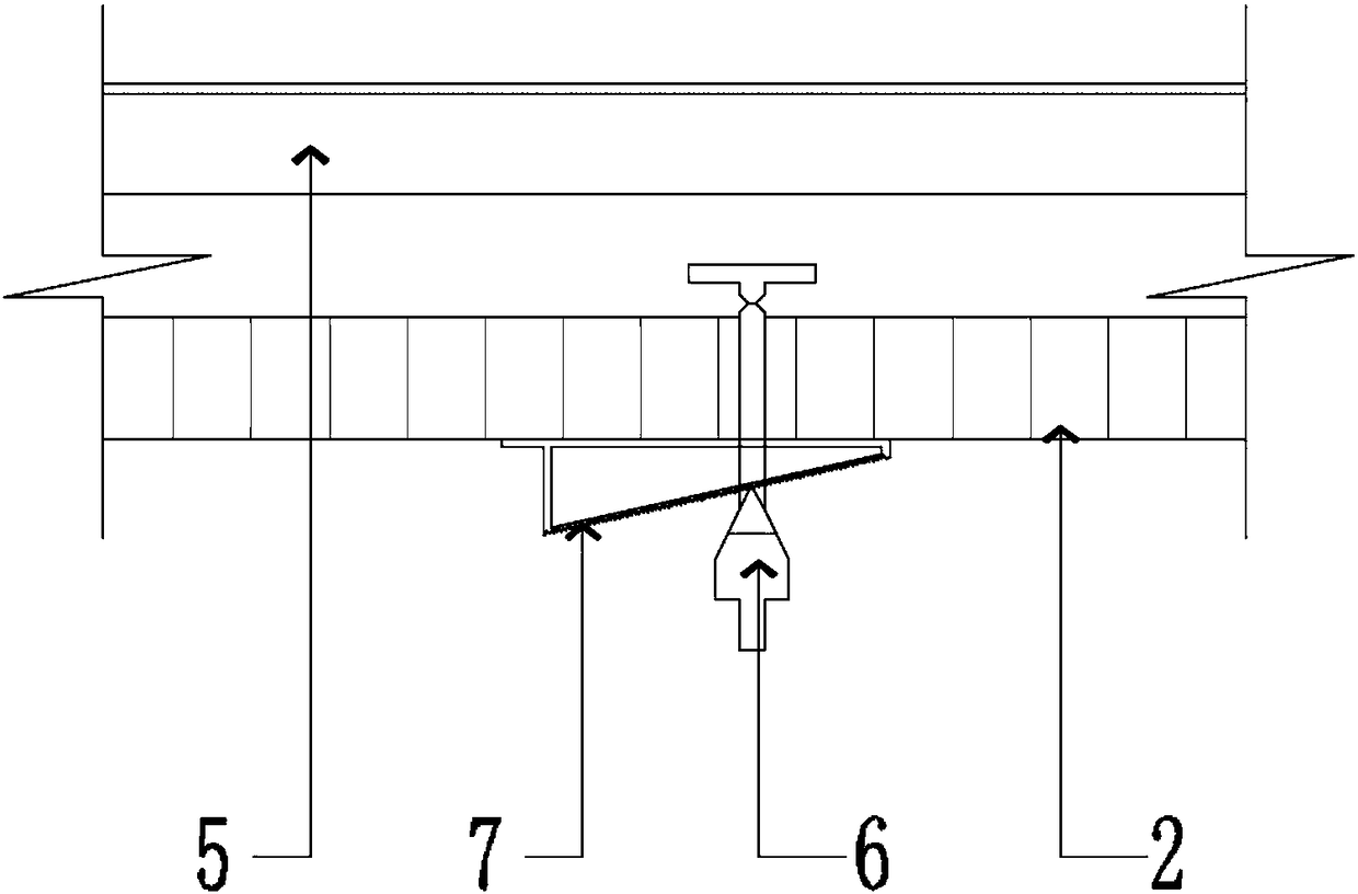 Prefabricated indoor hidden frame type wall brick system and construction method thereof