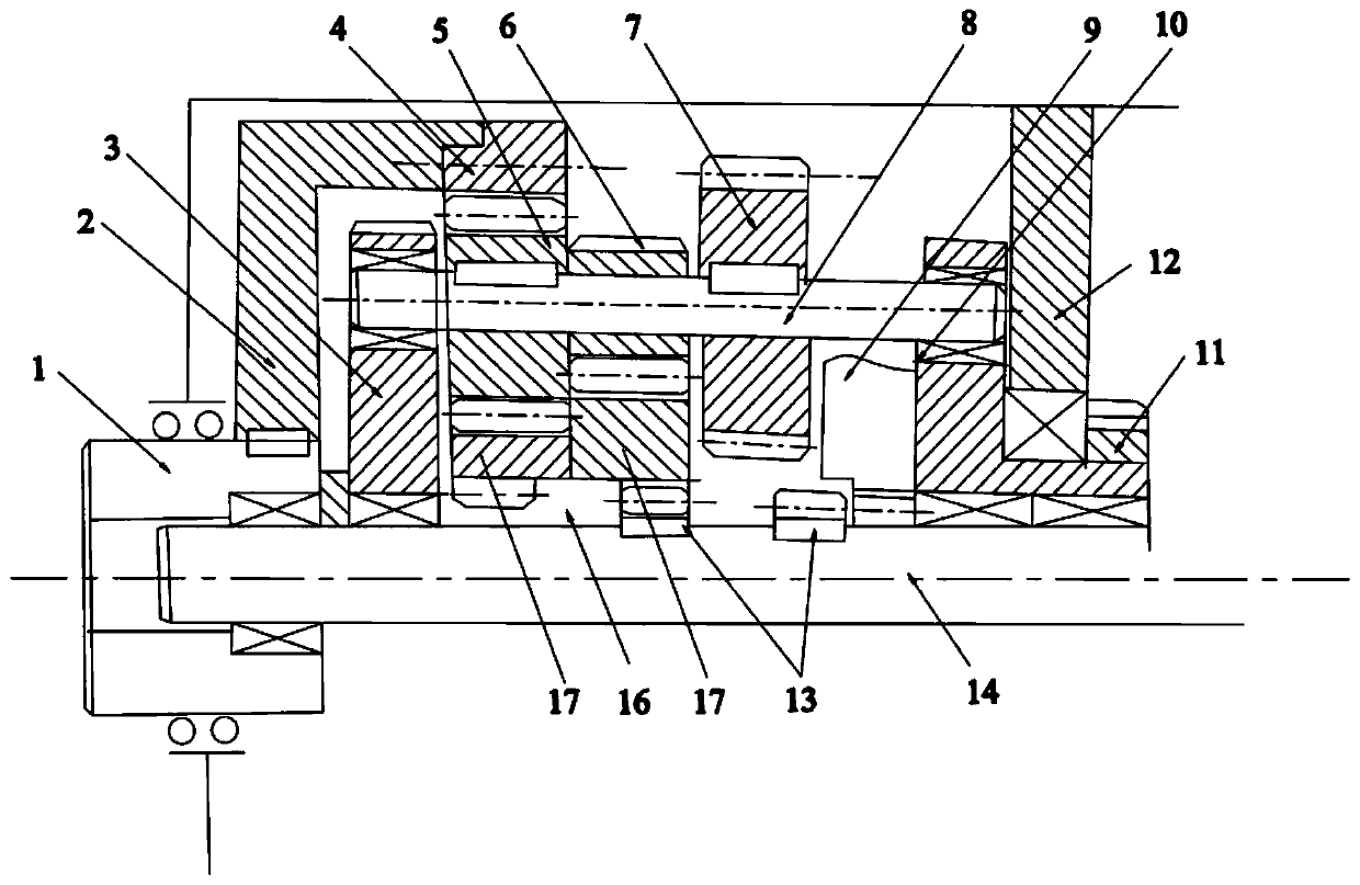 Planet carrier capable of achieving gear shifting