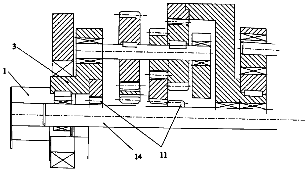 Planet carrier capable of achieving gear shifting