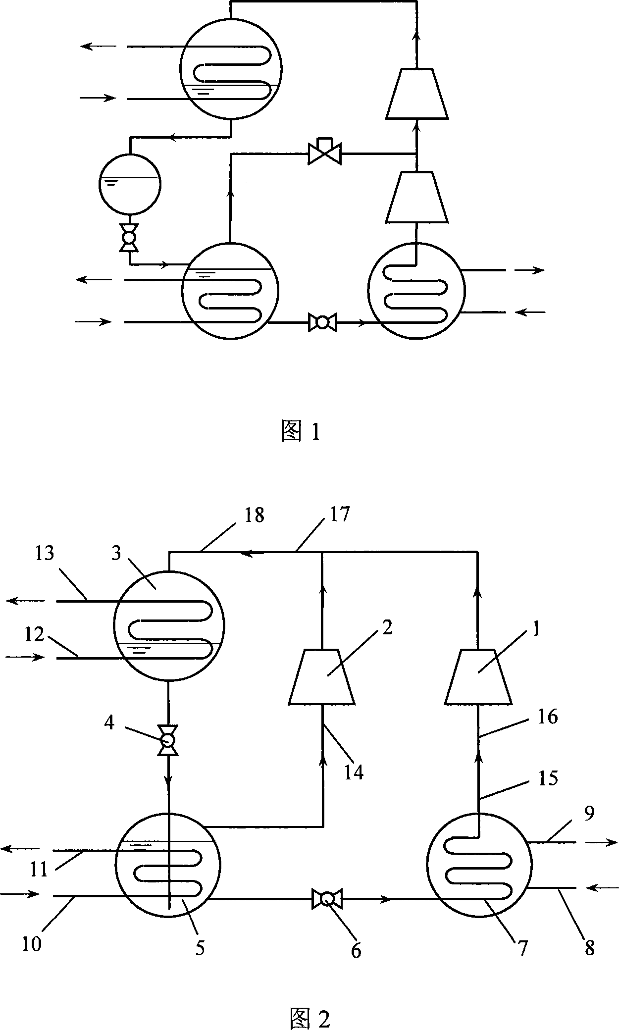 Double temperature cold water/cold air unit