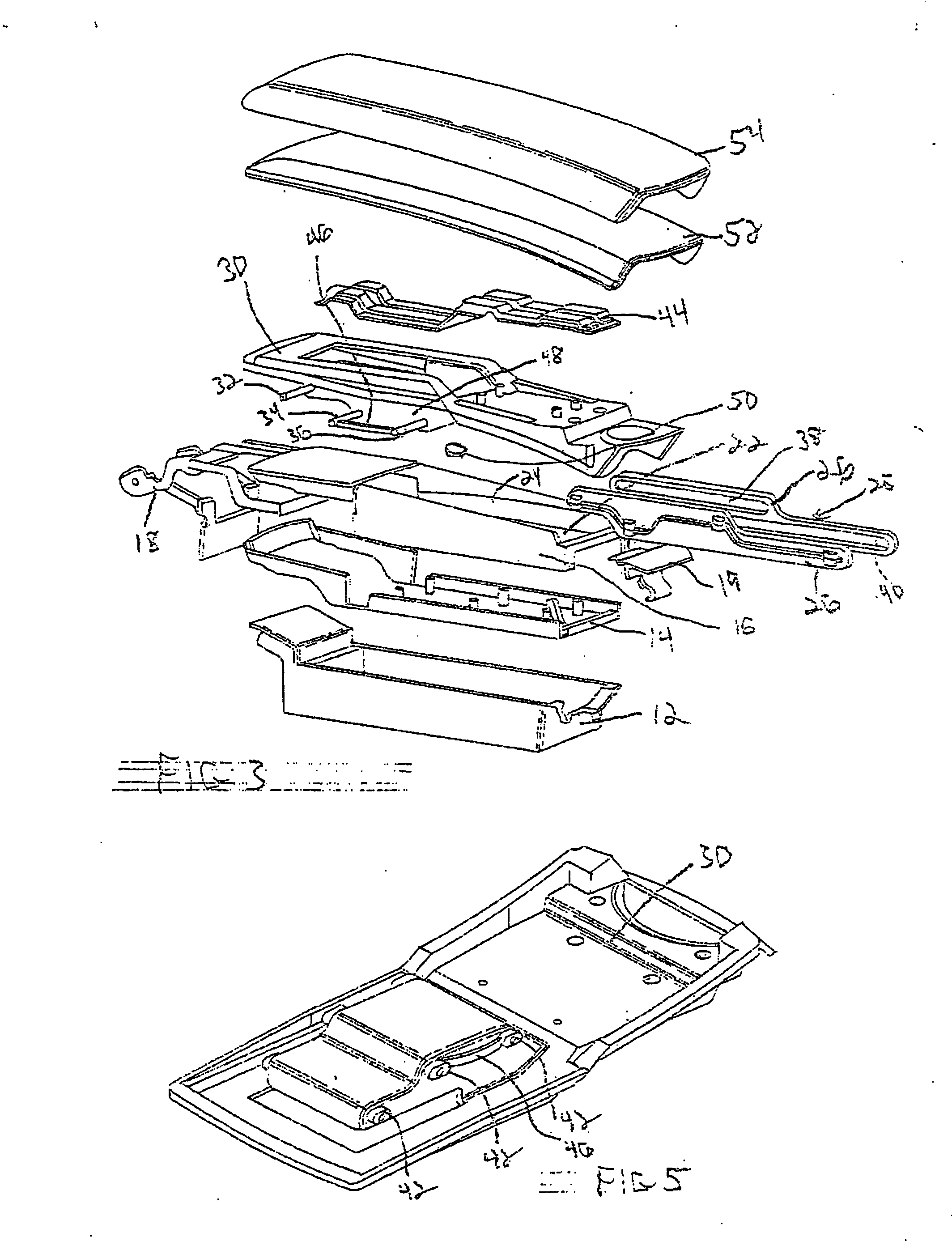 Sliding armrest