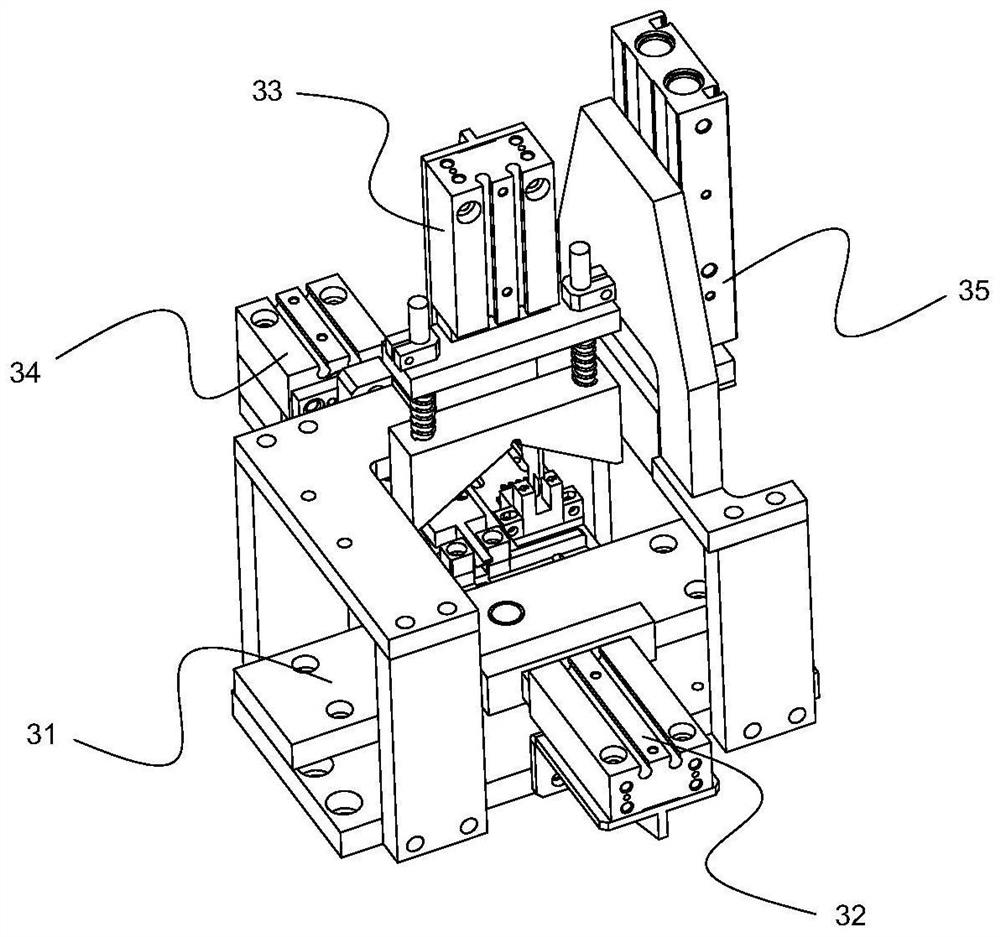 A kind of NdFeB magnetic coil chamfer detection mechanism