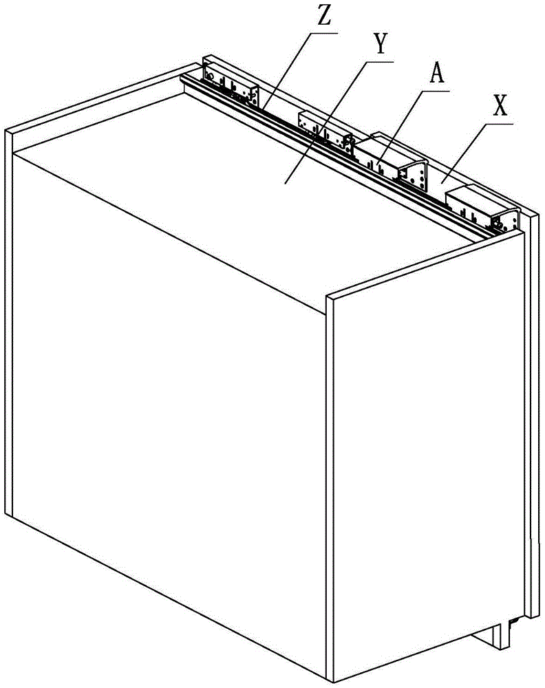 Balanced bearing adjustment mechanism for sliding door of furniture