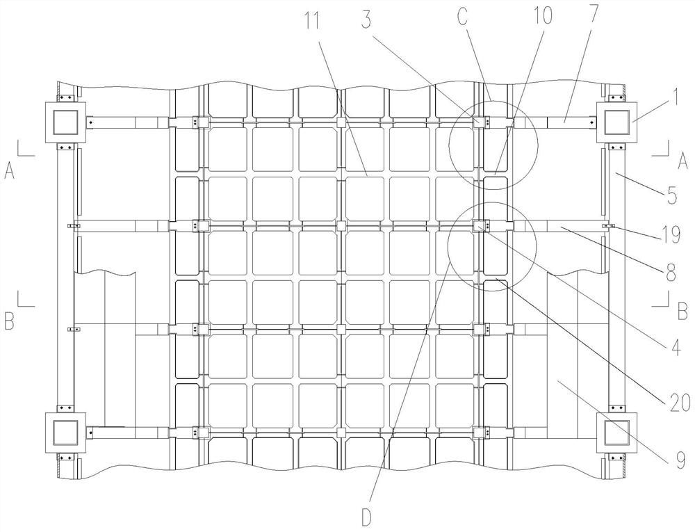 A side-span structure of a prefabricated electronic factory building and its construction method