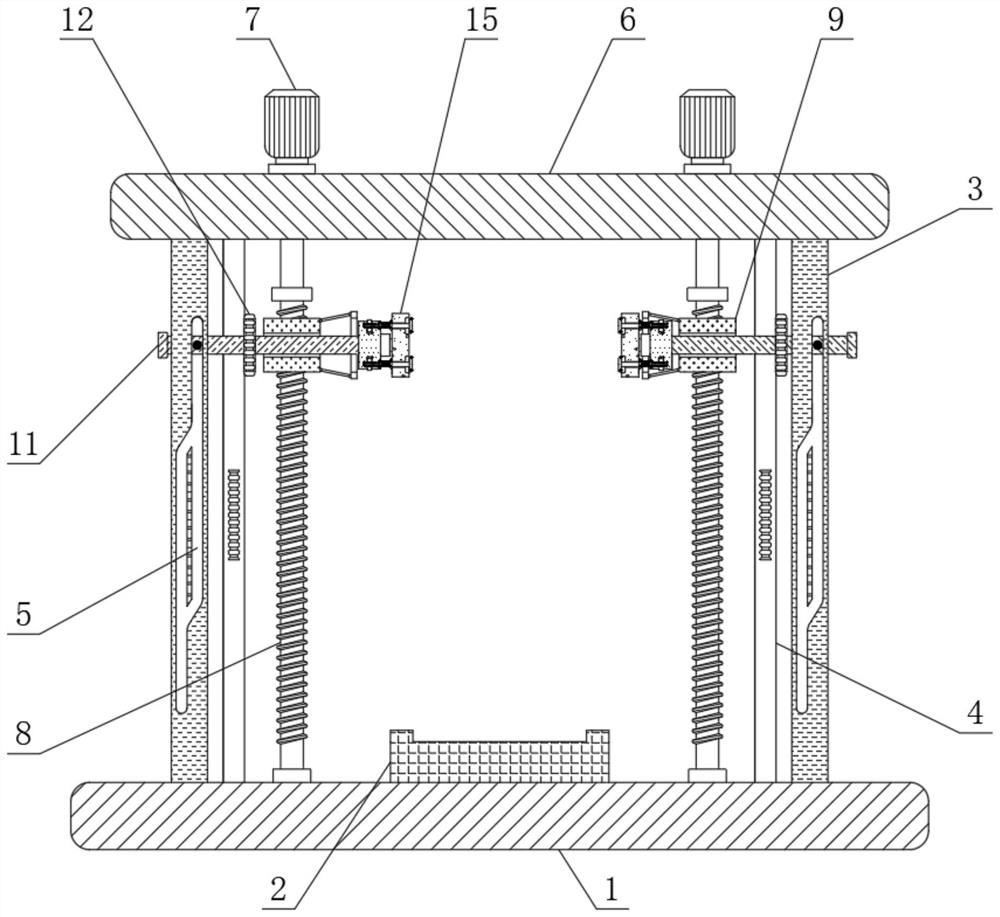 Fixing clamp capable of overturning for industrial robot part maintenance