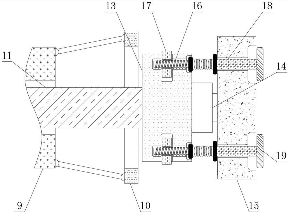 Fixing clamp capable of overturning for industrial robot part maintenance