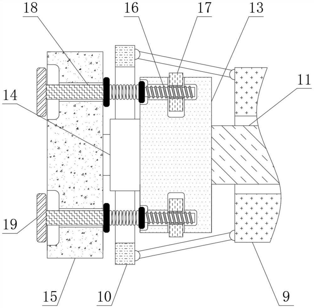 Fixing clamp capable of overturning for industrial robot part maintenance