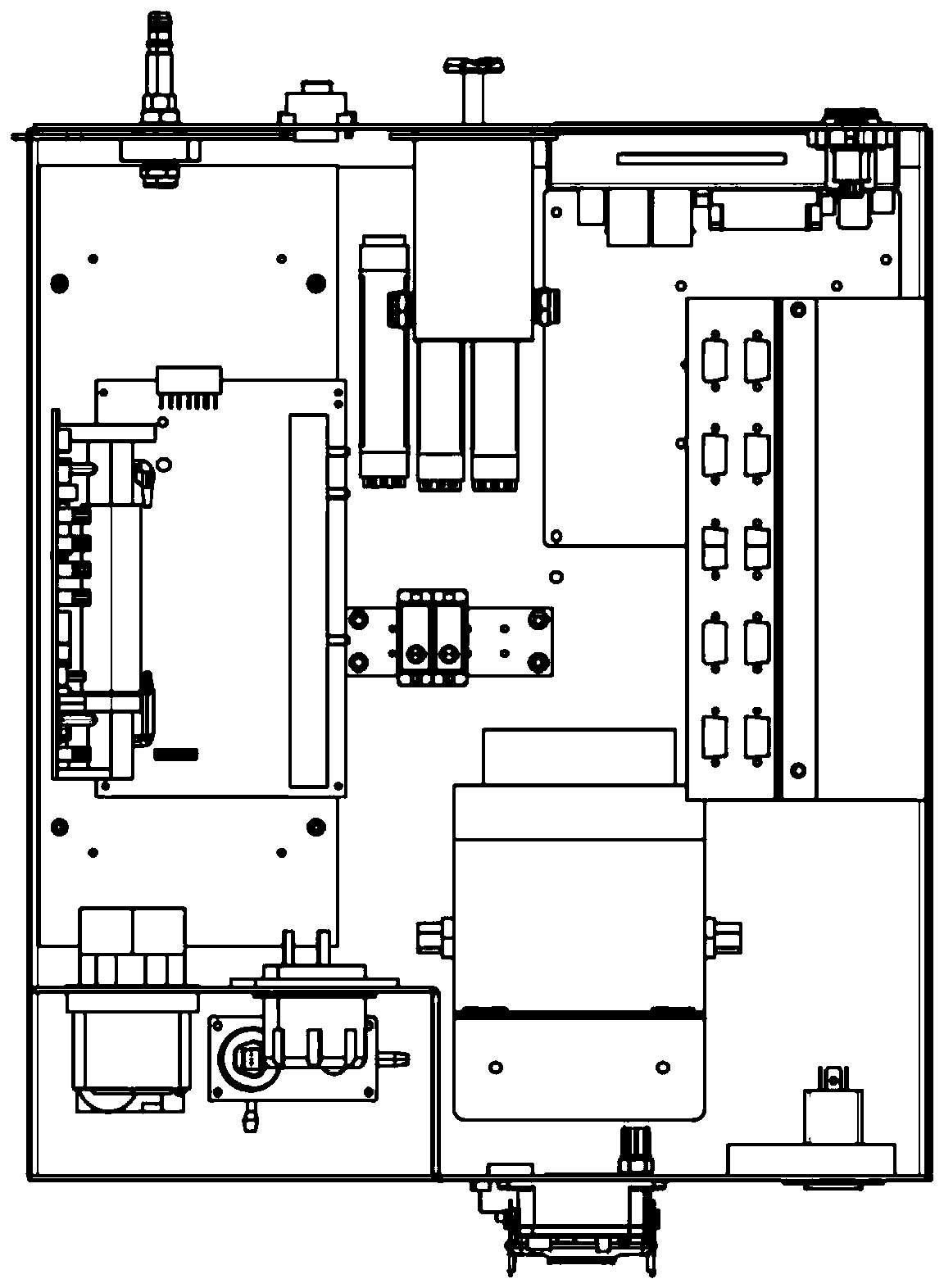 Vehicle-mounted emission detection device